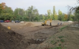výstavba nového rybníka