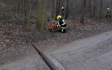 Pražští hasiči se cvičili v Krčském lese