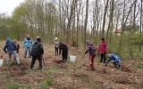 S výsadbou lesních dřevin nám pomáhaly i děti z pražských základních škol