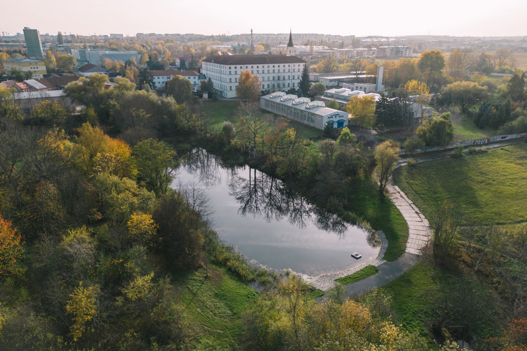 Rybník Prasečák nyní zkrášluje prostředí pražských Řep.