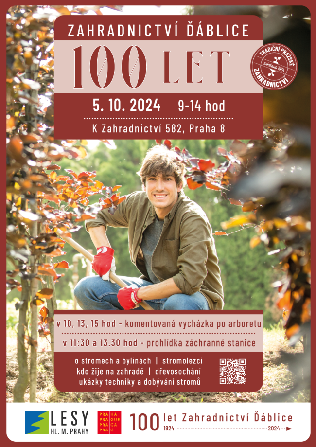 100let_Zahradnictvi-Dablice_5_10_2024_plakat