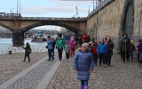 Zimní pozorování na Vltavě